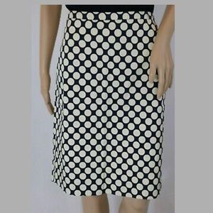 J. Crew The Pencil Skirt Polka Dot